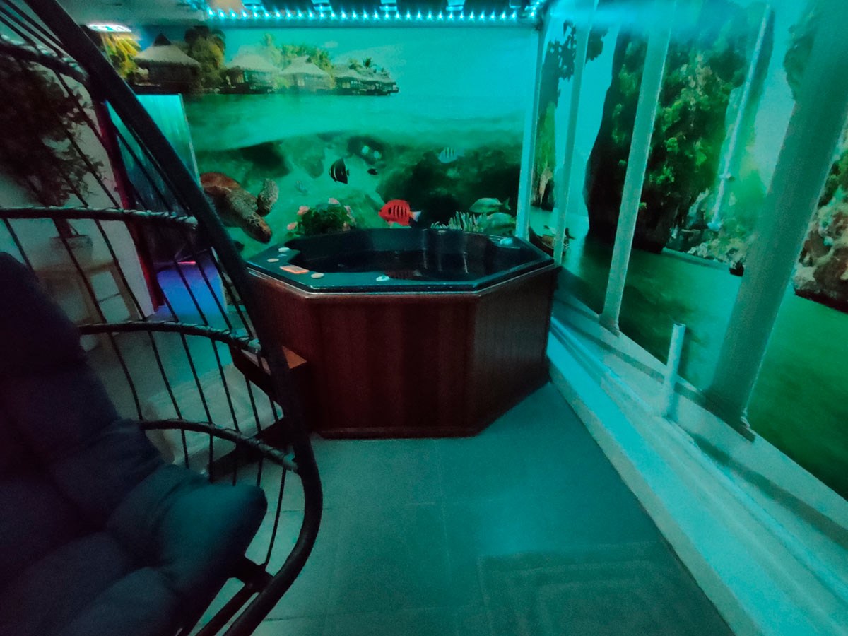  espaces Balnéo, un espace sauna,  deux jacuzzis